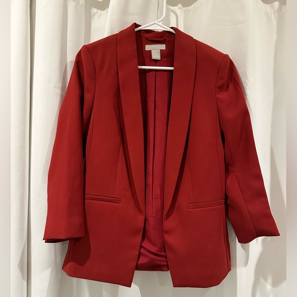Red blazer